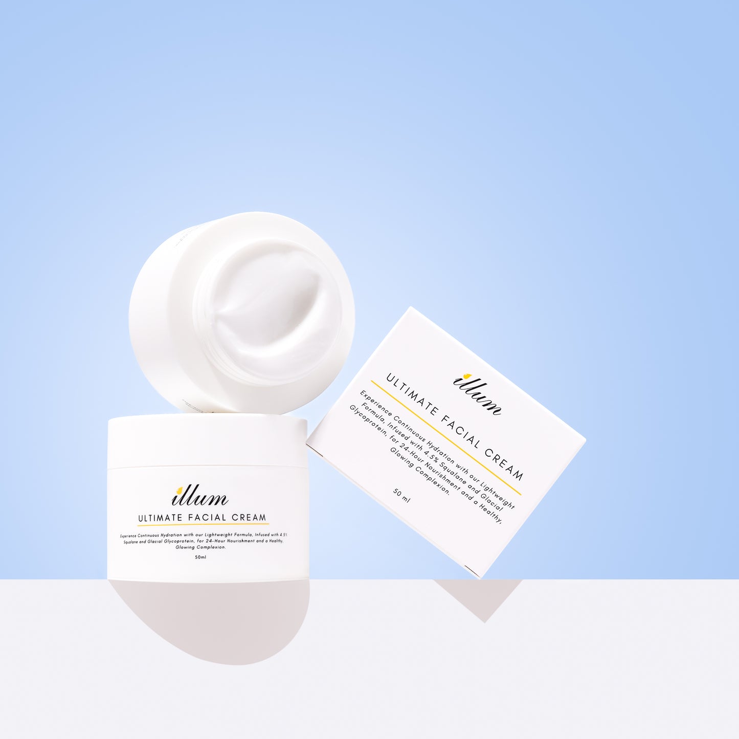 Illum Ultimate Facial Cream  4.5% Squalane & Glycoprotein Hydrator
