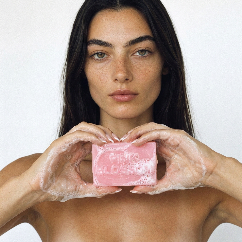 Lather the soap