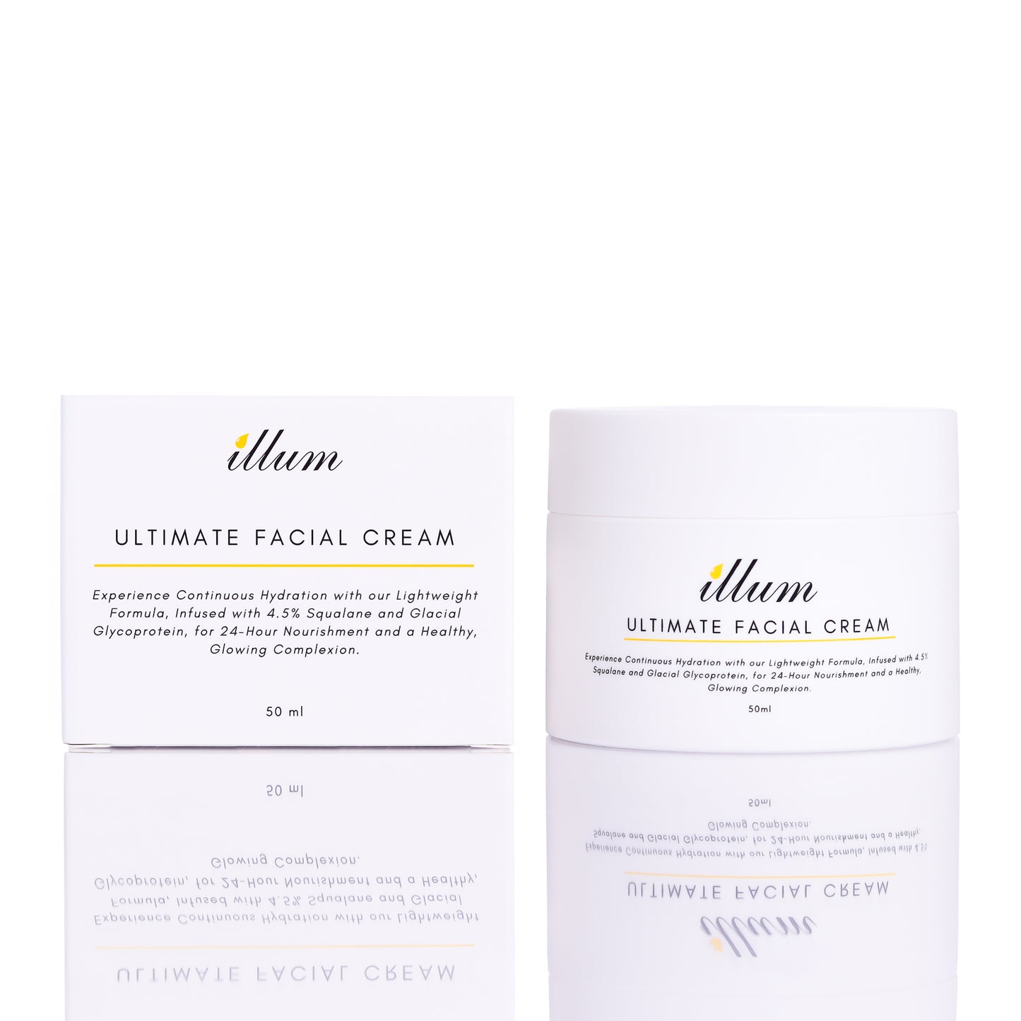 Illum Ultimate Facial Cream  4.5% Squalane & Glycoprotein Hydrator