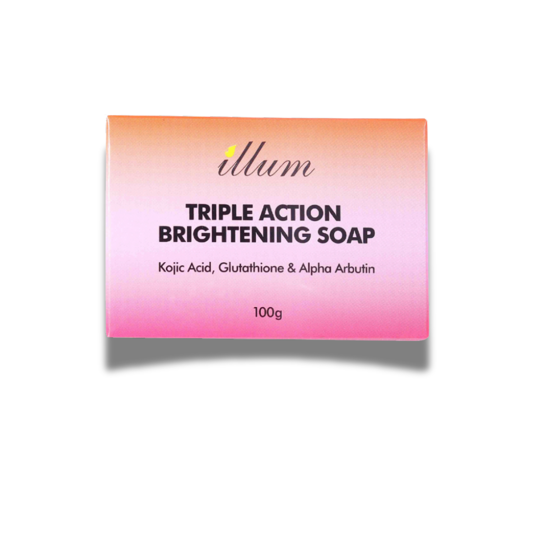 Triple Action Brightening Soap – Kojic Acid & Glutathione Triple Action Brightening Soap