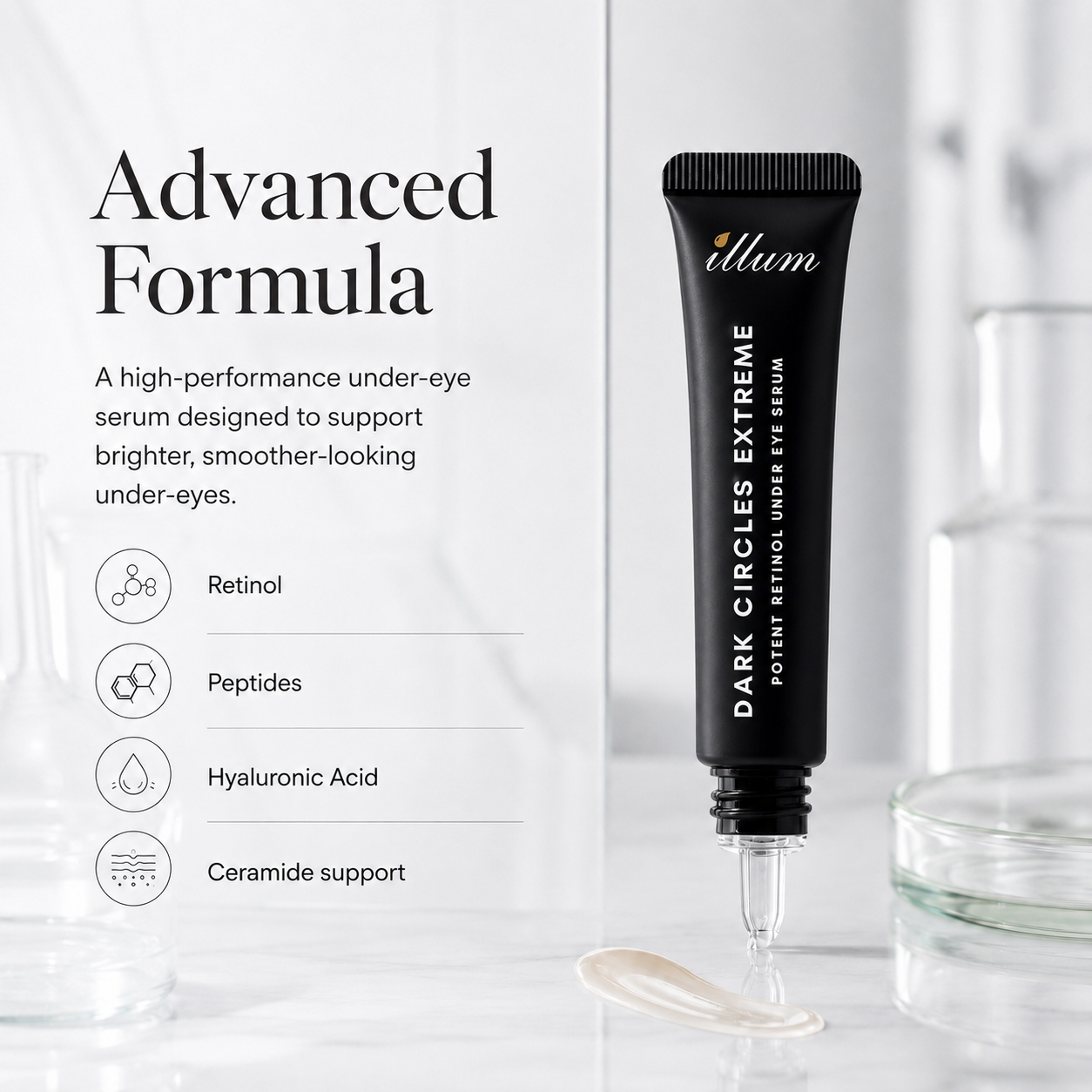 Dark Circles Extreme - Under‑Eye Serum - Retinol & Hyaluronic Acid Treatment