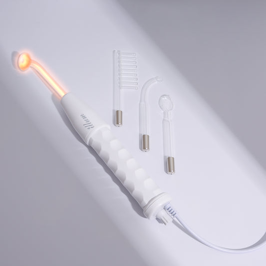 High Frequency Skin Therapy Wand Electrotherapy 4 Attachments