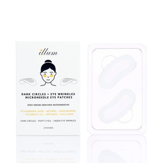 Dark Circles Eye Patch with Hyaluronic Acid Microneedles