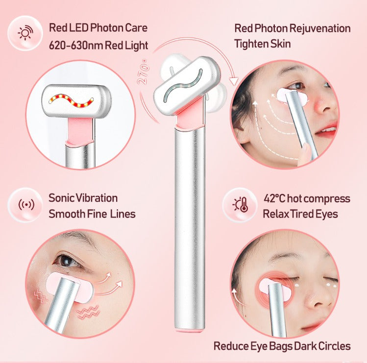 4-in-1 Radiant Renewal Skincare LED Wand FACE + EYE