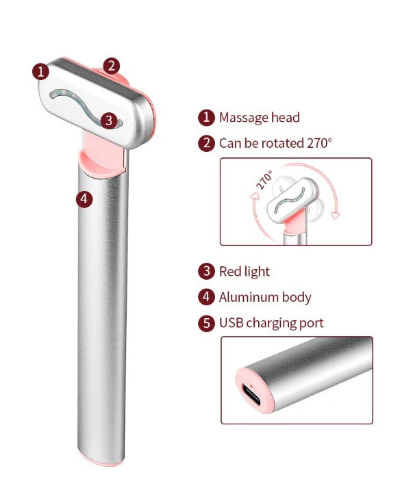 4-in-1 Radiant Renewal Skincare LED Wand FACE + EYE