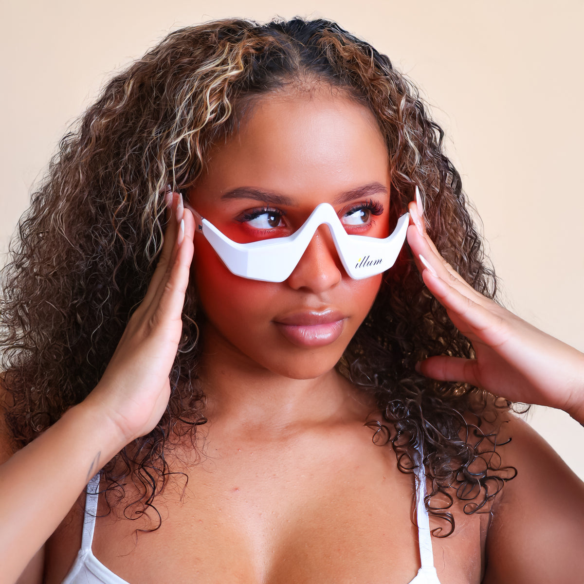 Dark Circles Red Light Glasses